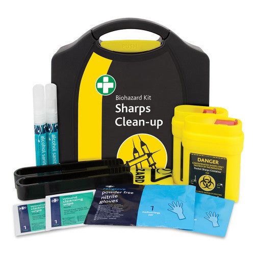 2 Application Sharps Clean-Up Kit in Compact Aura Box