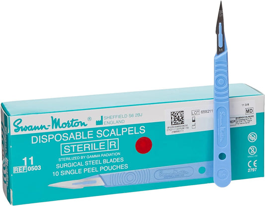 Swann-Morton 0503 Disposable Scalpel Sterile Pack of 10