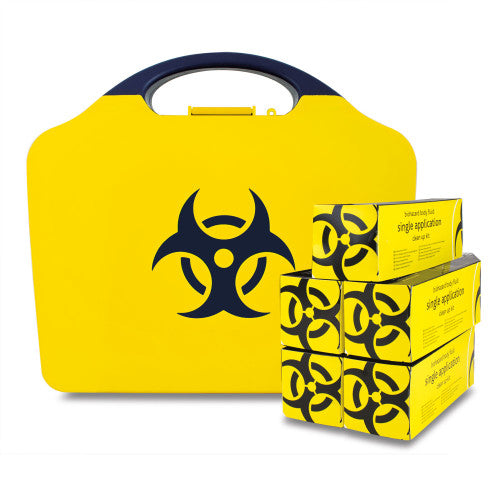 Biohazard Kit - Body Fluid Clean-Up - 5 Application - Aura3 Box