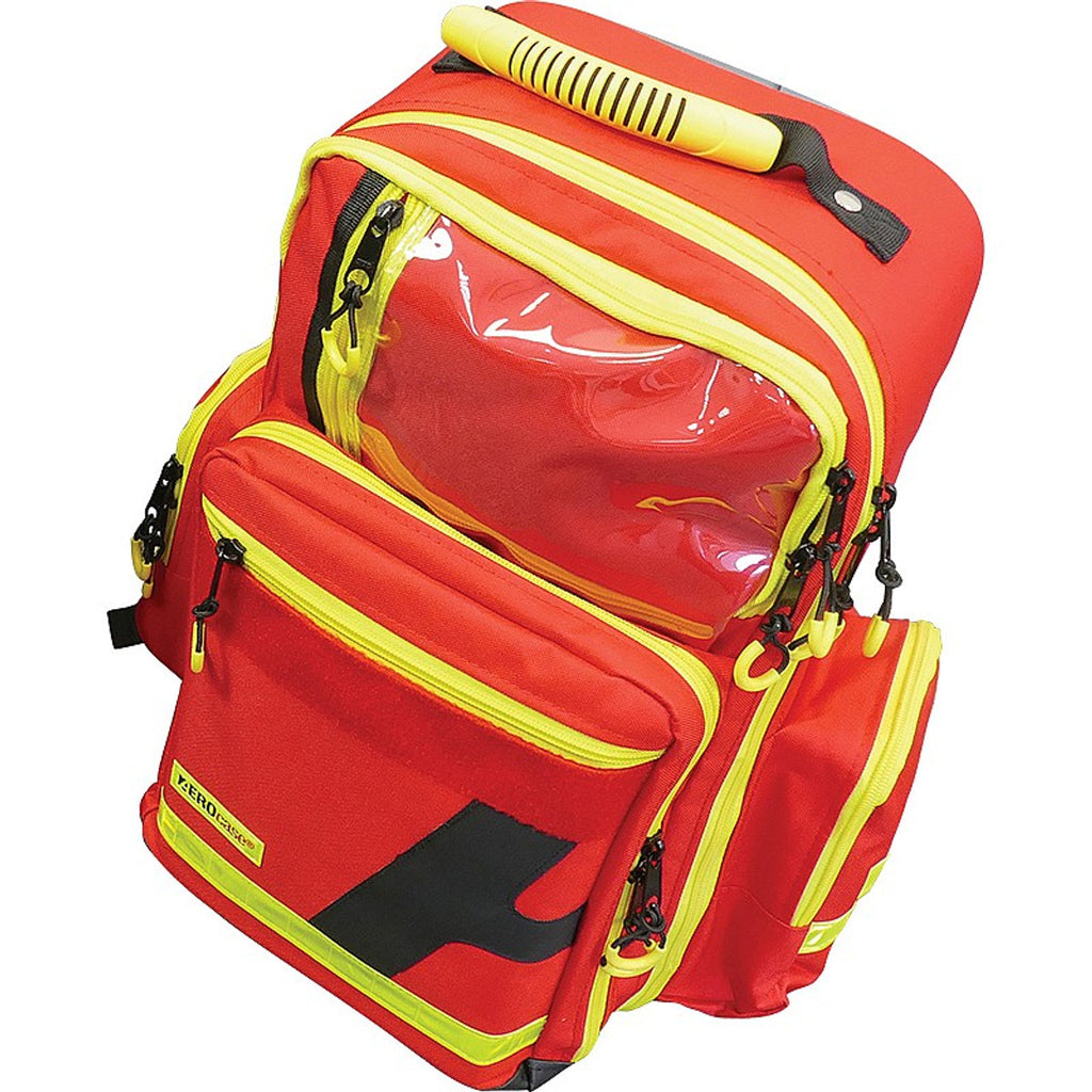 Emergency Medical First Aid Backpack Red - Empty