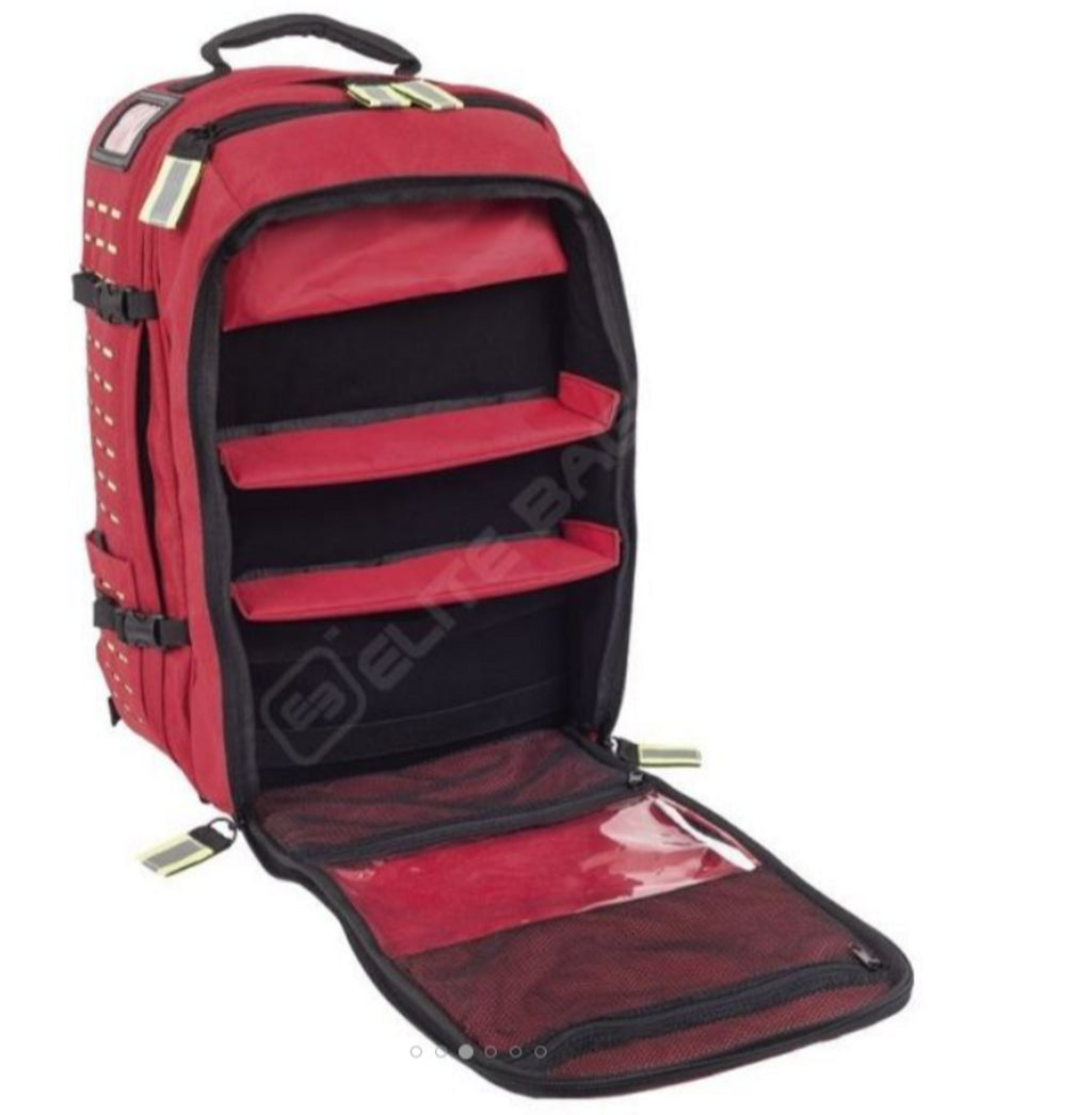 Elite Robust's - Tactical Backpack with Adjustable Inner Layout - Red