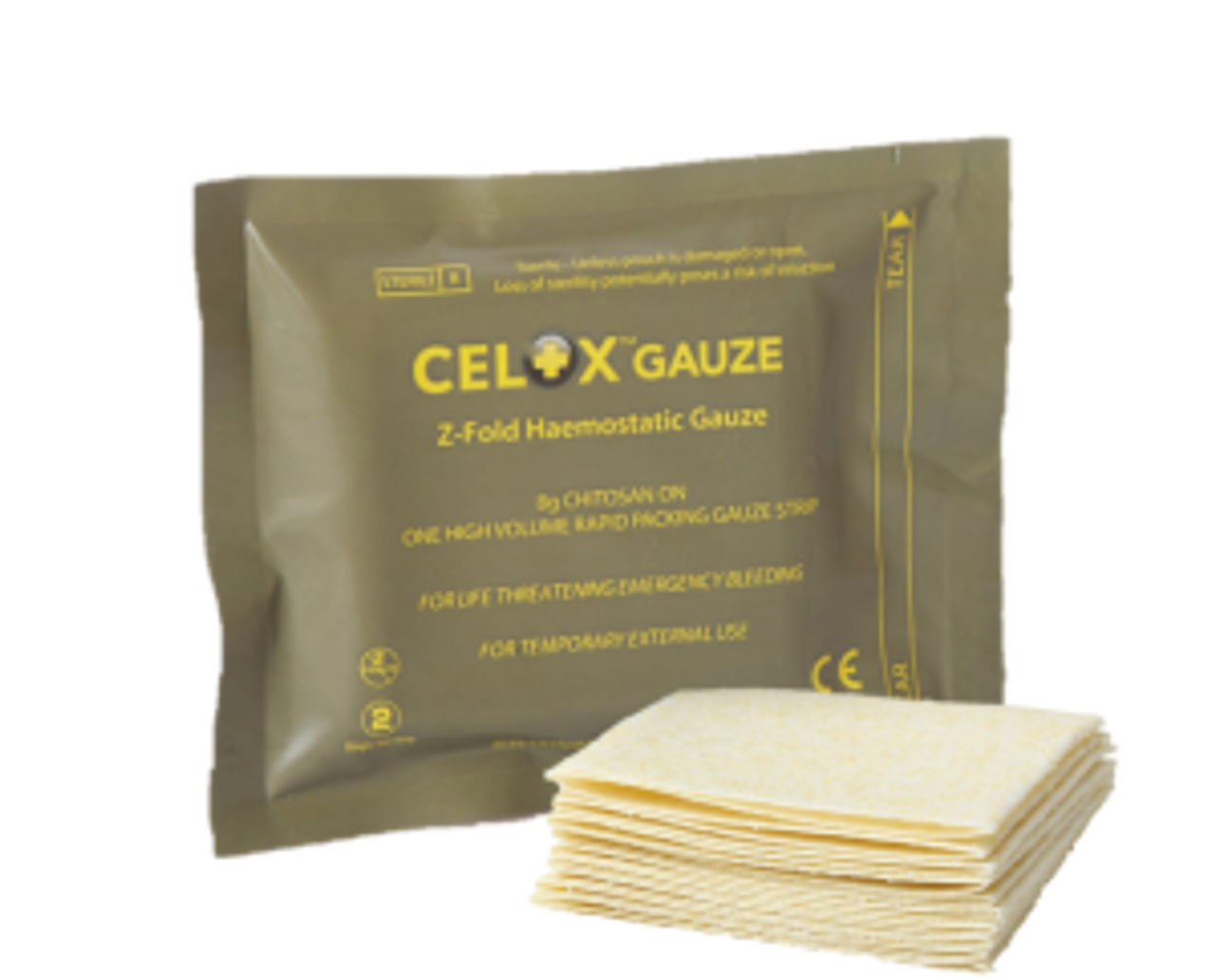 Celox Gauze 5ft Z-Fold