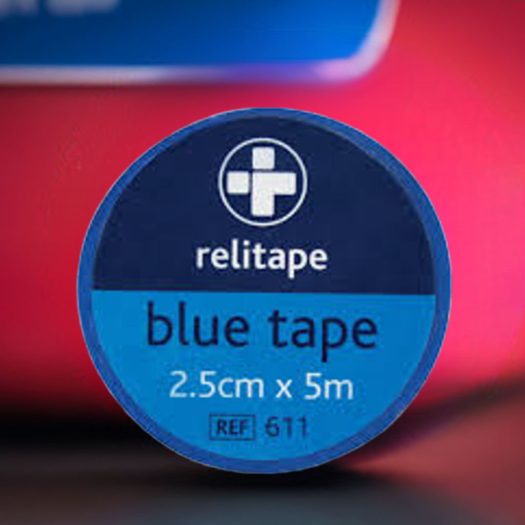 Wetproof Relitape -  Blue Tape - 2.5cm x 5m