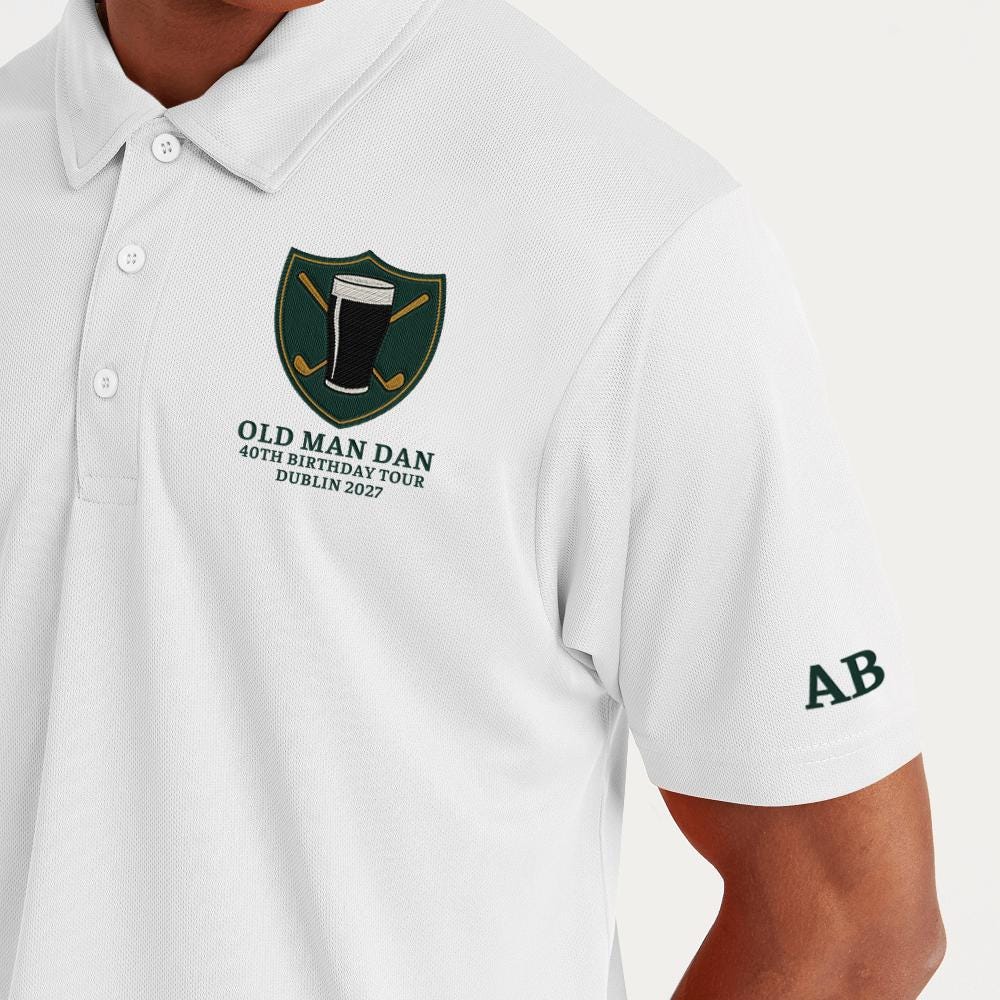 Embroidered/Personalised Classic Polo Shirt, Mens/Ladies