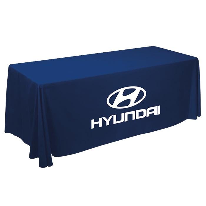 Custom Printed Fitted Table Cloth/Cover Personalized Logo or Text