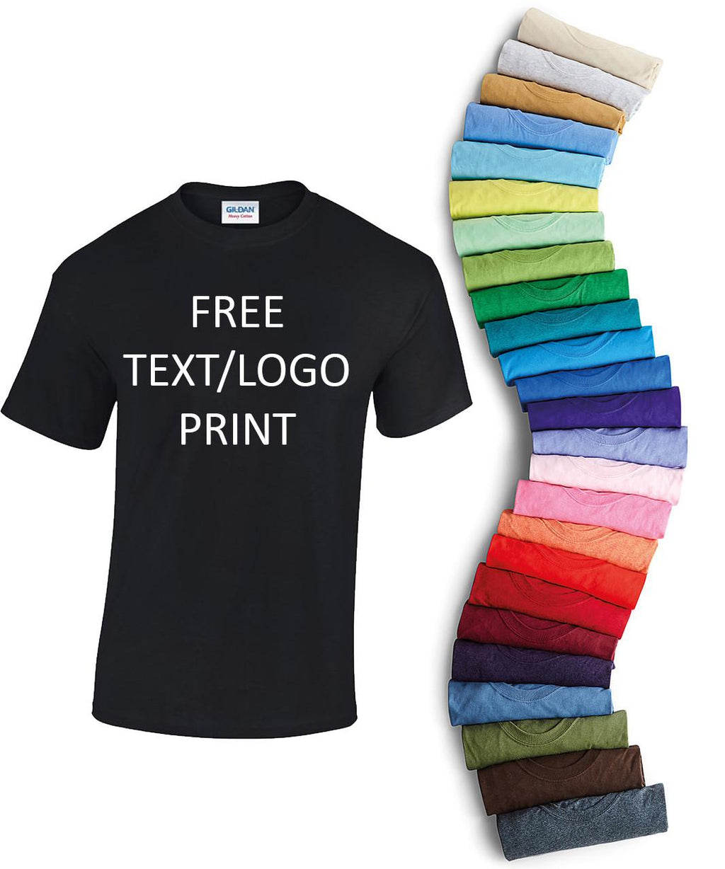 Adult T Shirt Gildan Heavy Cotton (personalised)